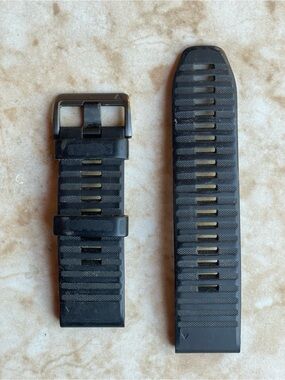 Garmin QuickFit 26 Black Silicone 26mm Watch Band Strap Fenix Enduro Tactix
